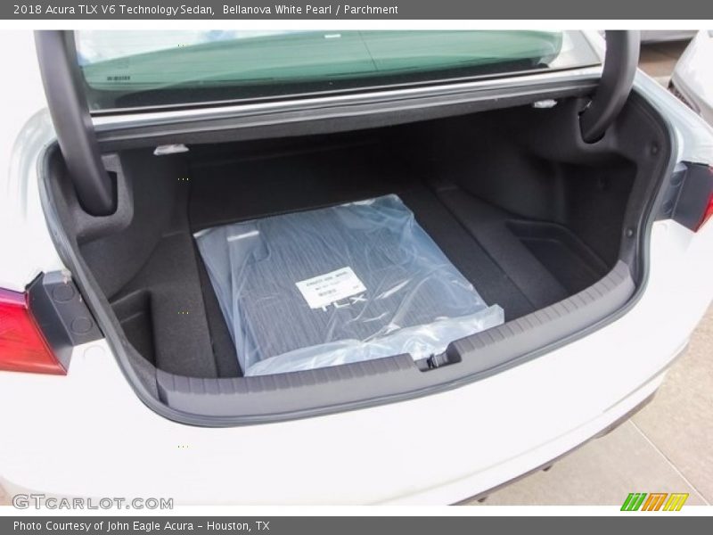 Bellanova White Pearl / Parchment 2018 Acura TLX V6 Technology Sedan