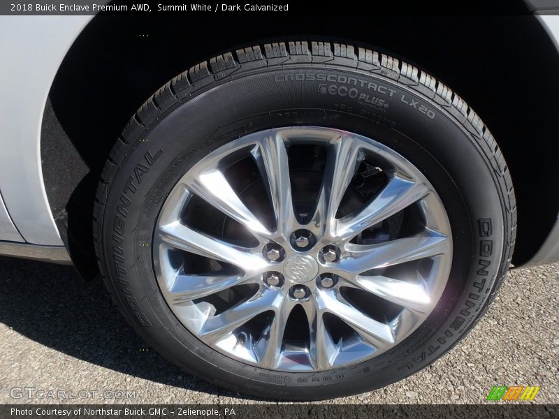 Summit White / Dark Galvanized 2018 Buick Enclave Premium AWD