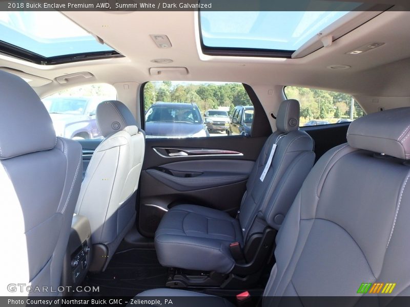 Summit White / Dark Galvanized 2018 Buick Enclave Premium AWD
