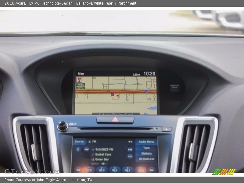 Bellanova White Pearl / Parchment 2018 Acura TLX V6 Technology Sedan