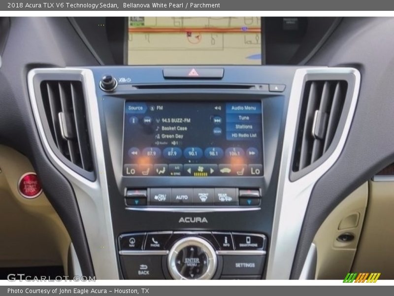 Bellanova White Pearl / Parchment 2018 Acura TLX V6 Technology Sedan