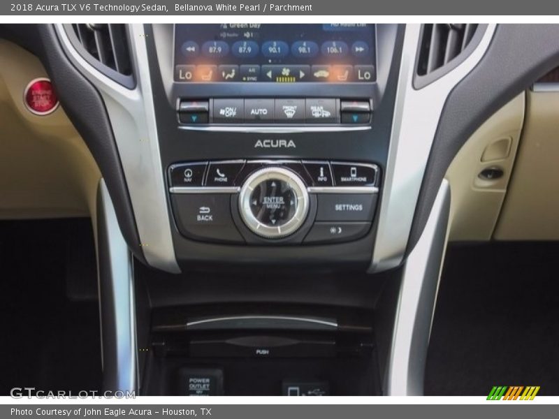 Bellanova White Pearl / Parchment 2018 Acura TLX V6 Technology Sedan