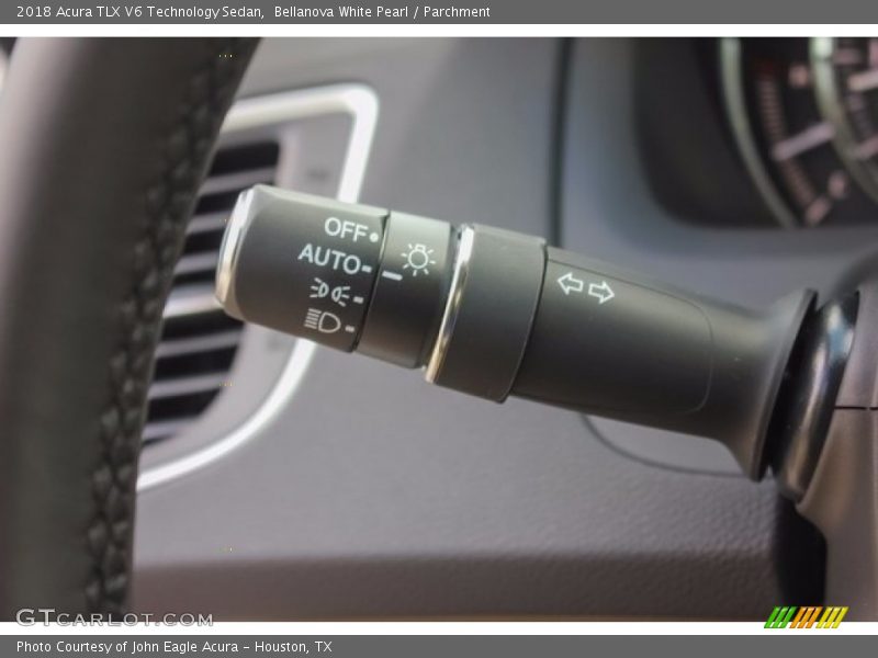 Bellanova White Pearl / Parchment 2018 Acura TLX V6 Technology Sedan