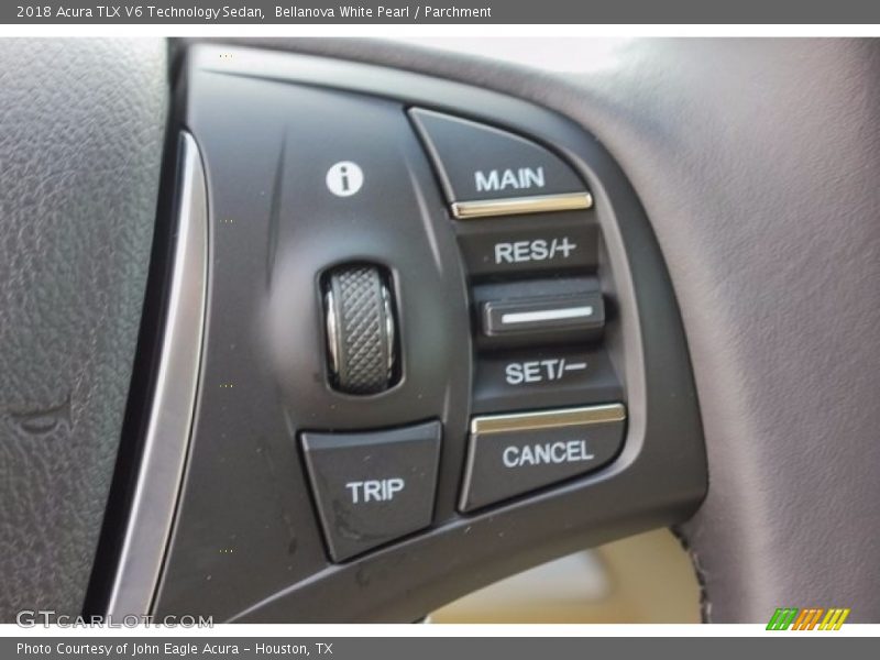 Bellanova White Pearl / Parchment 2018 Acura TLX V6 Technology Sedan