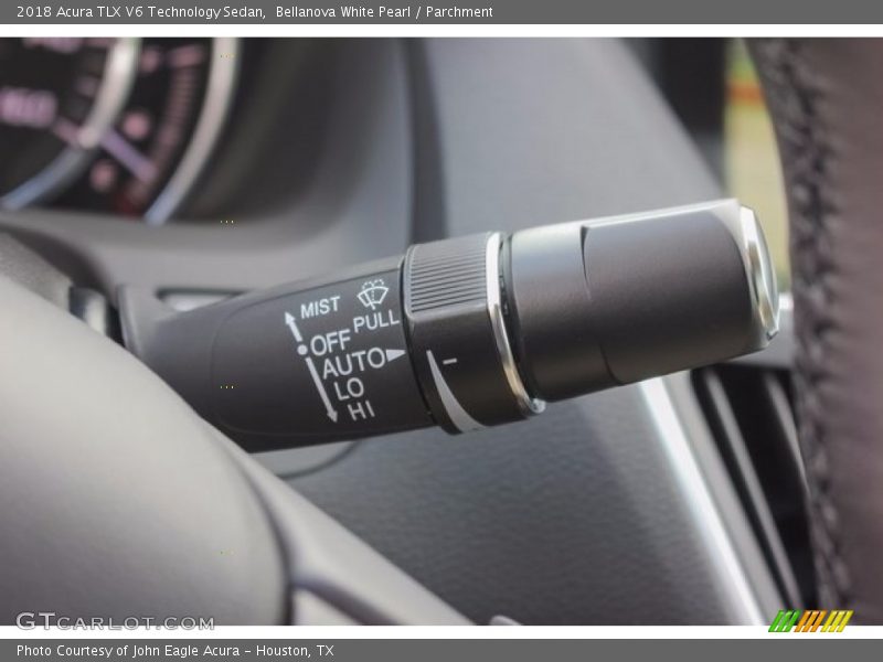 Bellanova White Pearl / Parchment 2018 Acura TLX V6 Technology Sedan