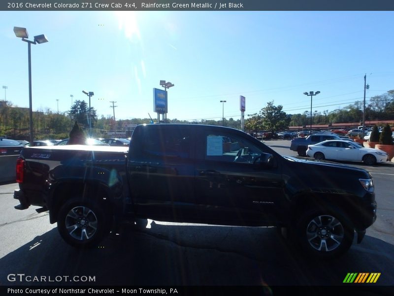 Rainforest Green Metallic / Jet Black 2016 Chevrolet Colorado Z71 Crew Cab 4x4