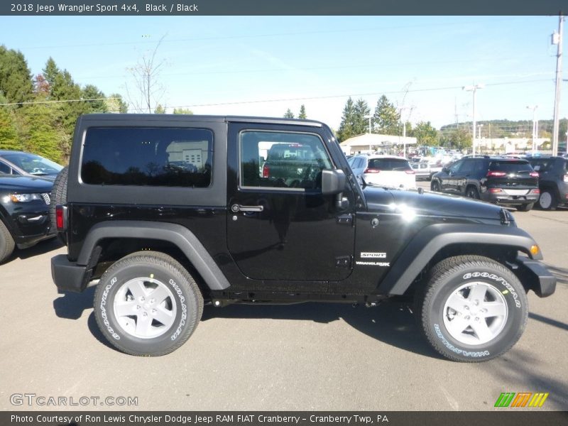 Black / Black 2018 Jeep Wrangler Sport 4x4