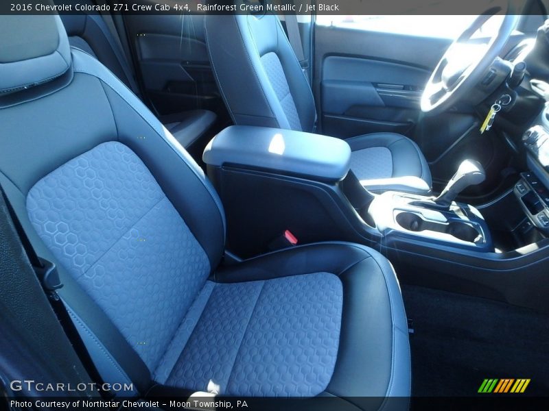 Rainforest Green Metallic / Jet Black 2016 Chevrolet Colorado Z71 Crew Cab 4x4