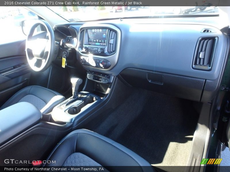 Rainforest Green Metallic / Jet Black 2016 Chevrolet Colorado Z71 Crew Cab 4x4