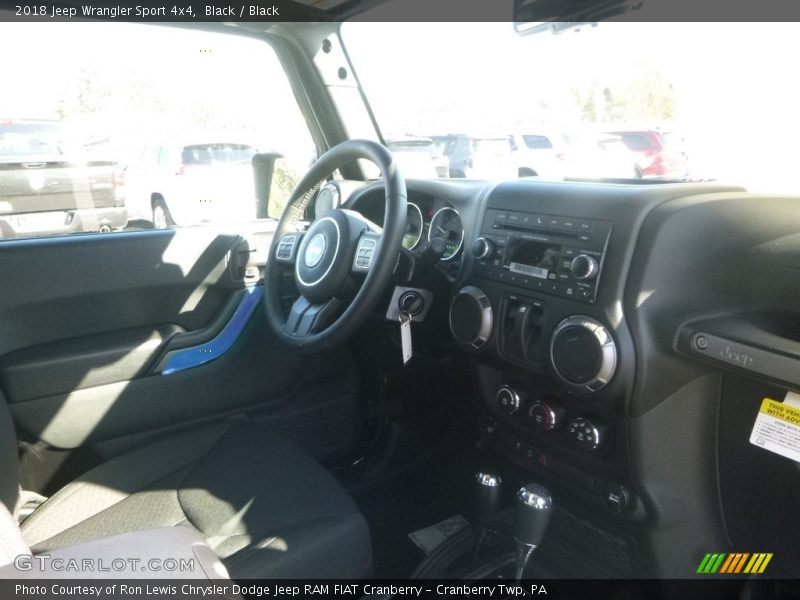 Black / Black 2018 Jeep Wrangler Sport 4x4