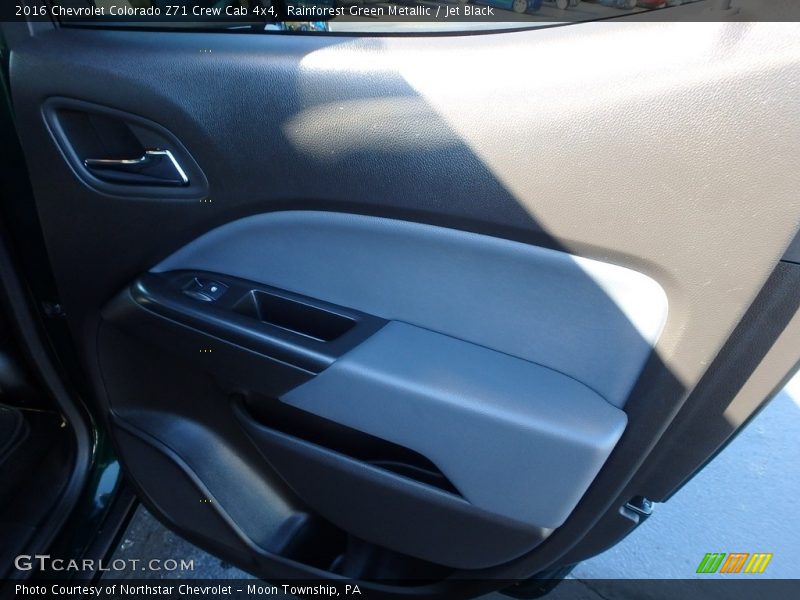 Rainforest Green Metallic / Jet Black 2016 Chevrolet Colorado Z71 Crew Cab 4x4