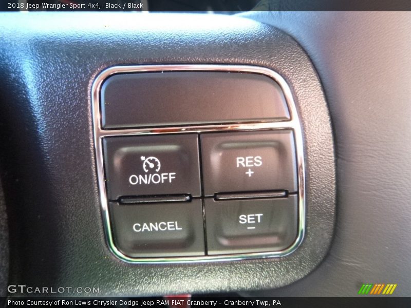 Black / Black 2018 Jeep Wrangler Sport 4x4