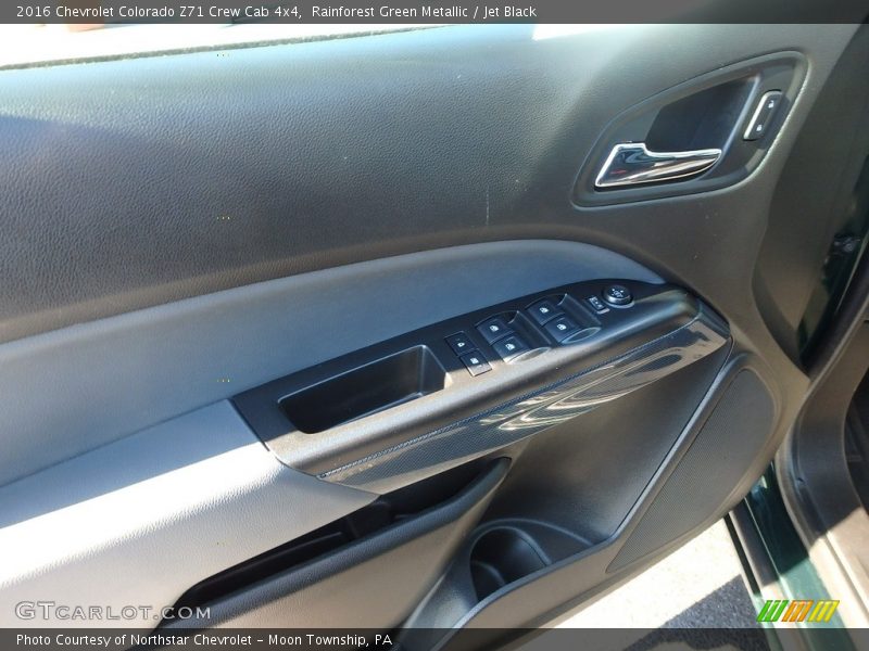 Rainforest Green Metallic / Jet Black 2016 Chevrolet Colorado Z71 Crew Cab 4x4