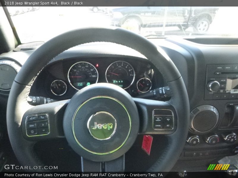 Black / Black 2018 Jeep Wrangler Sport 4x4