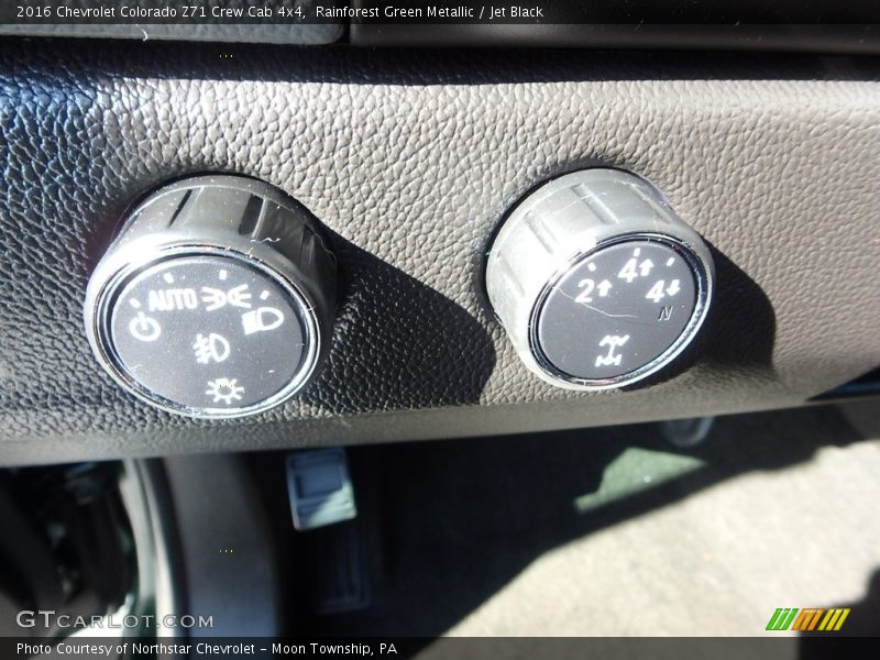Rainforest Green Metallic / Jet Black 2016 Chevrolet Colorado Z71 Crew Cab 4x4