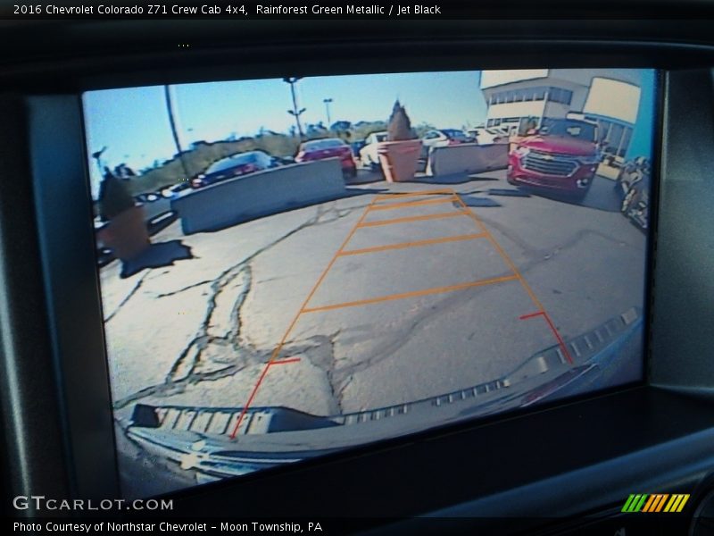 Rainforest Green Metallic / Jet Black 2016 Chevrolet Colorado Z71 Crew Cab 4x4