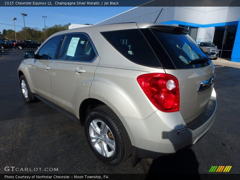 Champagne Silver Metallic / Jet Black 2015 Chevrolet Equinox LS