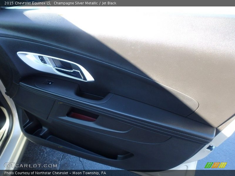 Champagne Silver Metallic / Jet Black 2015 Chevrolet Equinox LS