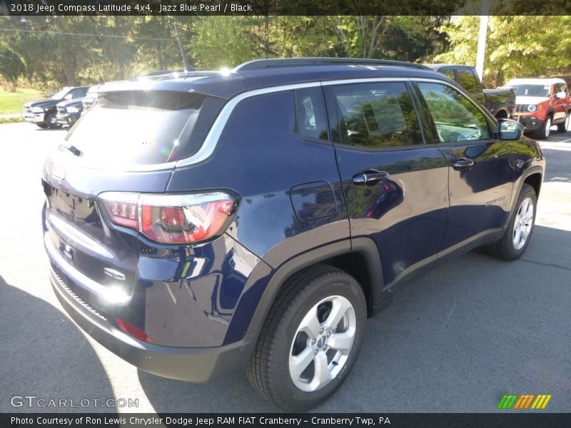 Jazz Blue Pearl / Black 2018 Jeep Compass Latitude 4x4