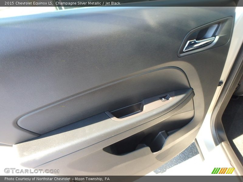 Champagne Silver Metallic / Jet Black 2015 Chevrolet Equinox LS