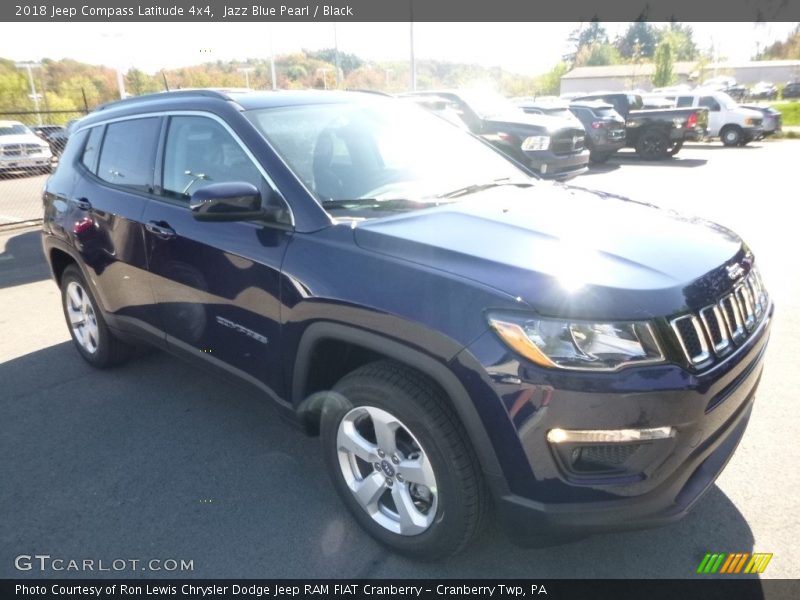 Jazz Blue Pearl / Black 2018 Jeep Compass Latitude 4x4