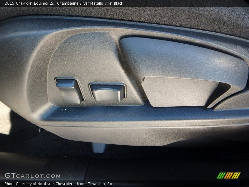 Champagne Silver Metallic / Jet Black 2015 Chevrolet Equinox LS