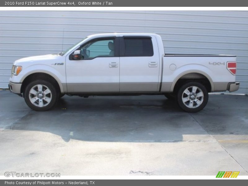 Oxford White / Tan 2010 Ford F150 Lariat SuperCrew 4x4