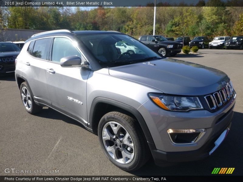 Billet Silver Metallic / Black 2018 Jeep Compass Limited 4x4