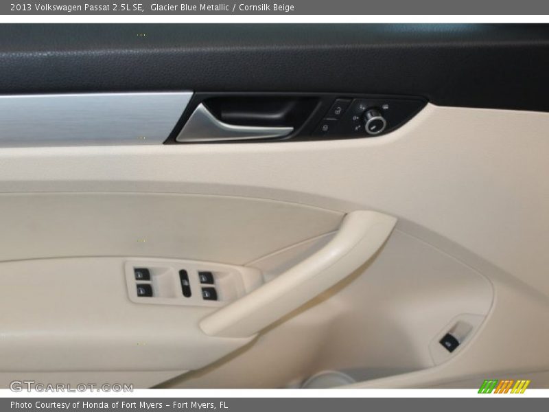 Glacier Blue Metallic / Cornsilk Beige 2013 Volkswagen Passat 2.5L SE