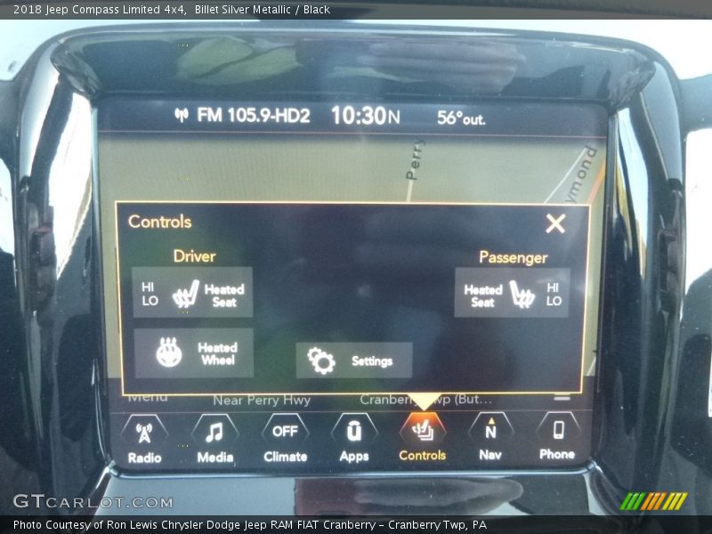 Billet Silver Metallic / Black 2018 Jeep Compass Limited 4x4