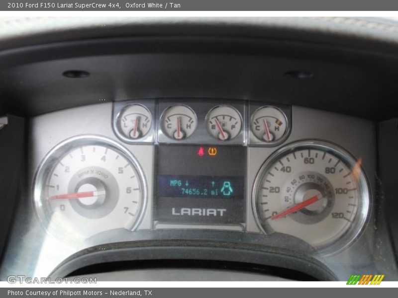 Oxford White / Tan 2010 Ford F150 Lariat SuperCrew 4x4