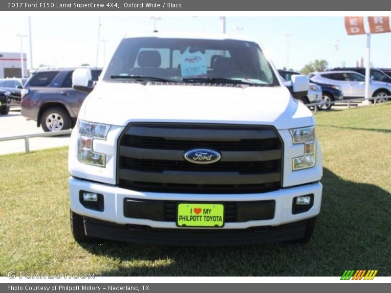 Oxford White / Black 2017 Ford F150 Lariat SuperCrew 4X4