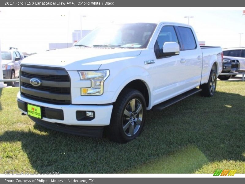 Oxford White / Black 2017 Ford F150 Lariat SuperCrew 4X4