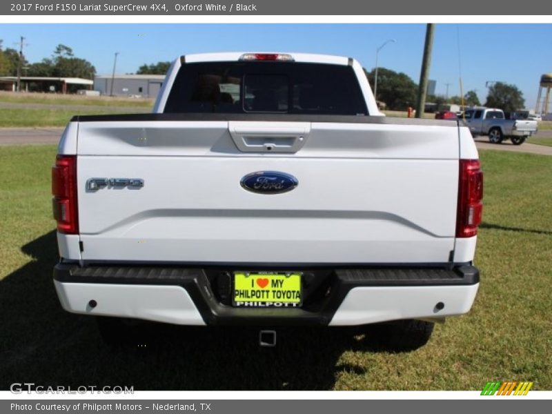 Oxford White / Black 2017 Ford F150 Lariat SuperCrew 4X4