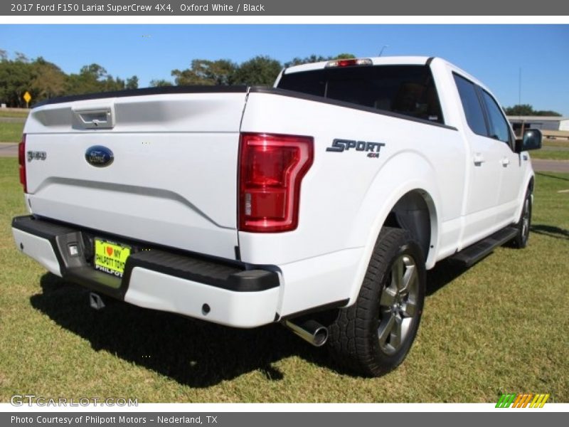 Oxford White / Black 2017 Ford F150 Lariat SuperCrew 4X4