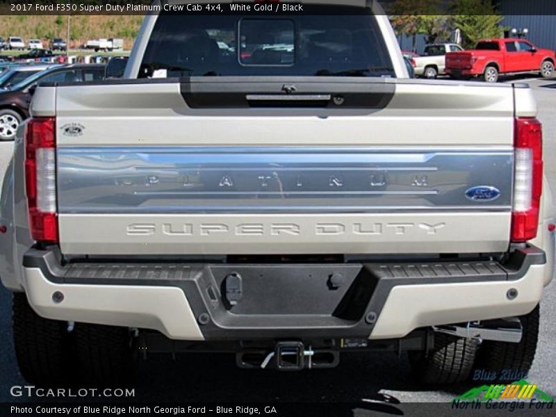 White Gold / Black 2017 Ford F350 Super Duty Platinum Crew Cab 4x4