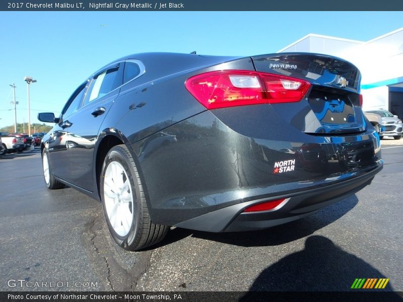 Nightfall Gray Metallic / Jet Black 2017 Chevrolet Malibu LT