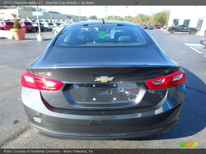 Nightfall Gray Metallic / Jet Black 2017 Chevrolet Malibu LT