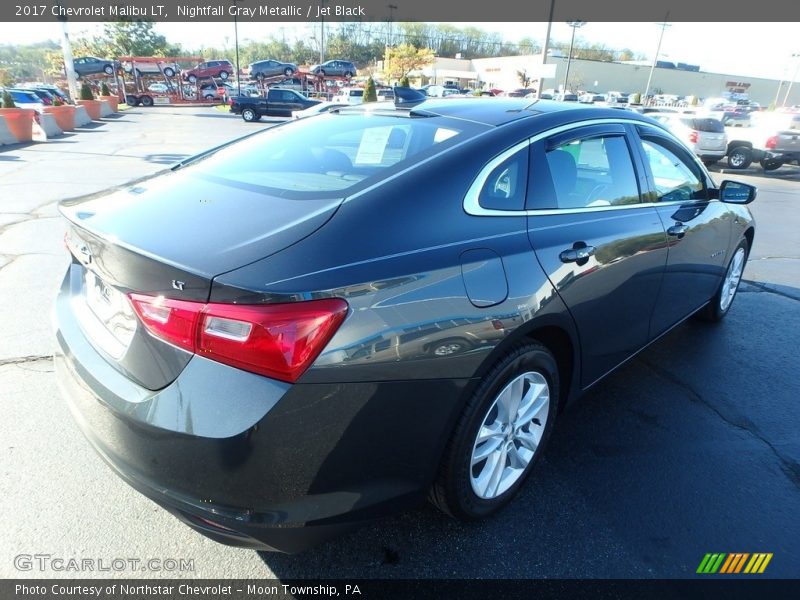 Nightfall Gray Metallic / Jet Black 2017 Chevrolet Malibu LT