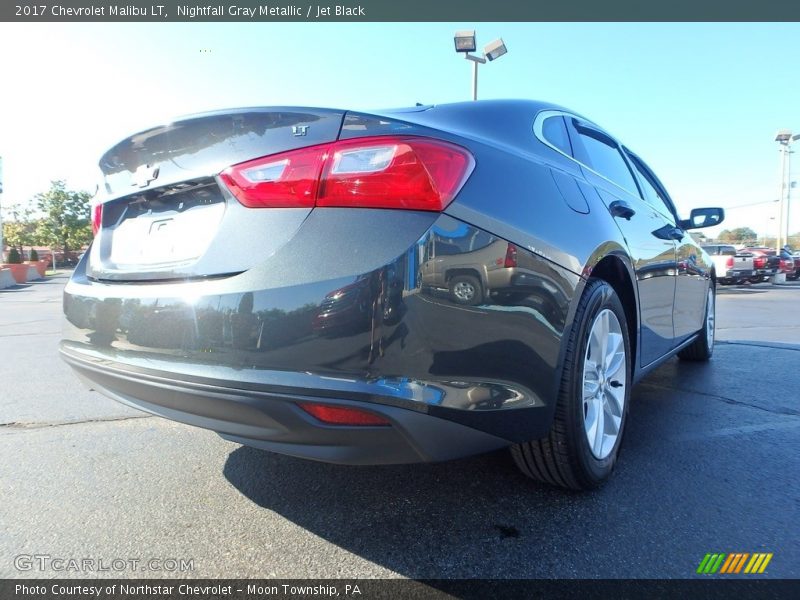 Nightfall Gray Metallic / Jet Black 2017 Chevrolet Malibu LT