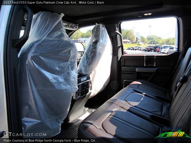 White Gold / Black 2017 Ford F350 Super Duty Platinum Crew Cab 4x4