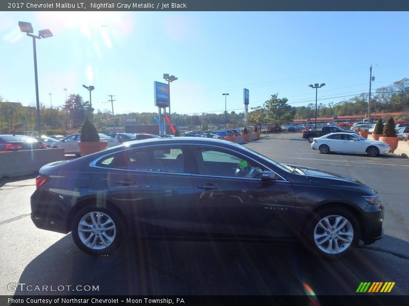 Nightfall Gray Metallic / Jet Black 2017 Chevrolet Malibu LT