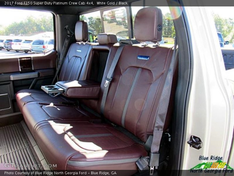 White Gold / Black 2017 Ford F350 Super Duty Platinum Crew Cab 4x4