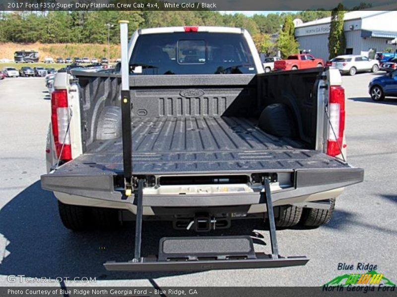 White Gold / Black 2017 Ford F350 Super Duty Platinum Crew Cab 4x4