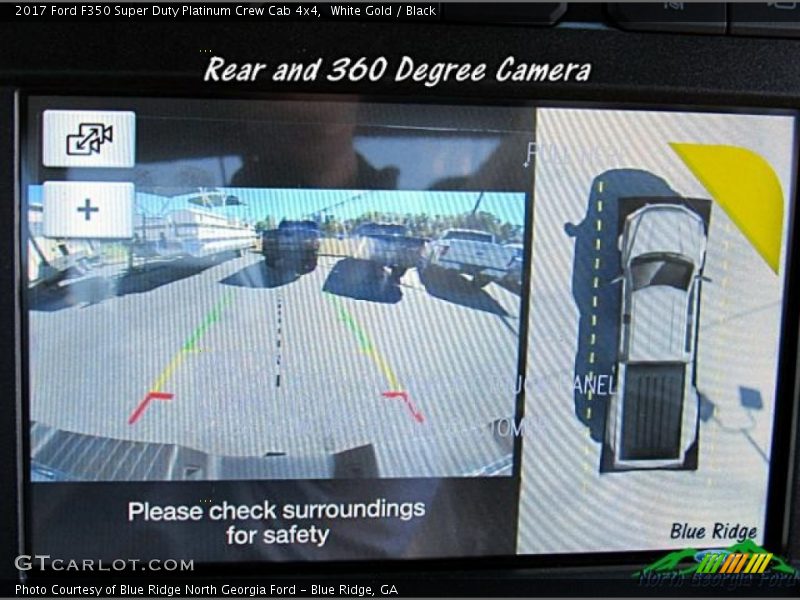 White Gold / Black 2017 Ford F350 Super Duty Platinum Crew Cab 4x4
