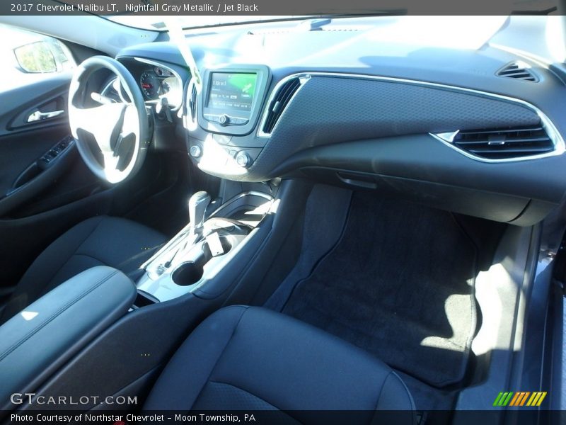 Nightfall Gray Metallic / Jet Black 2017 Chevrolet Malibu LT