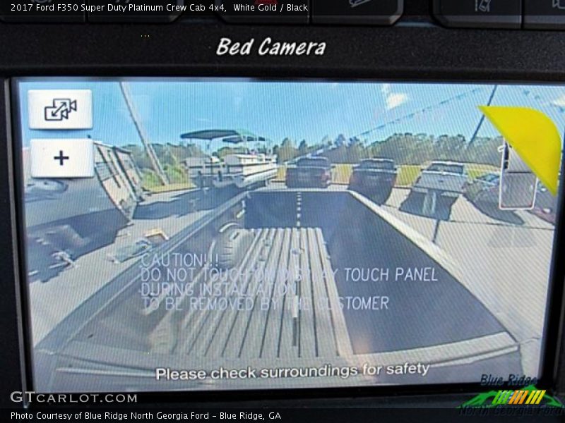 White Gold / Black 2017 Ford F350 Super Duty Platinum Crew Cab 4x4