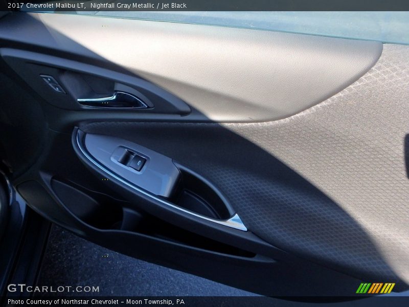 Nightfall Gray Metallic / Jet Black 2017 Chevrolet Malibu LT