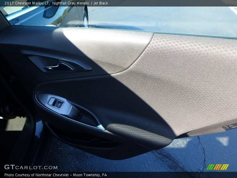 Nightfall Gray Metallic / Jet Black 2017 Chevrolet Malibu LT