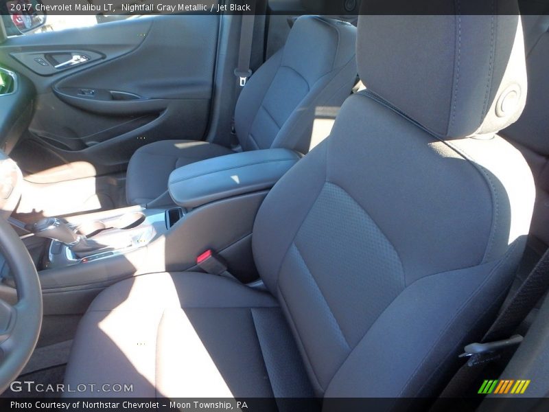 Nightfall Gray Metallic / Jet Black 2017 Chevrolet Malibu LT
